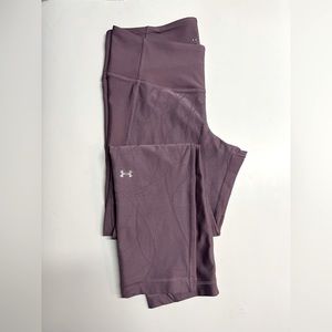 Purple textured Under armour leggings heat gear